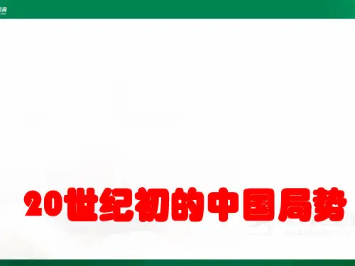 20世纪初的中国局势课件同步（图片）课件