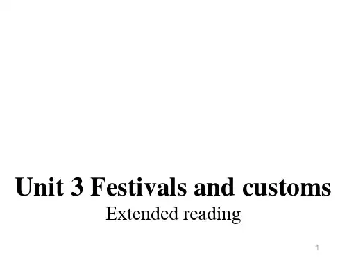 高中英语牛津译林版必修第二册 unit3  Extended reading  课件