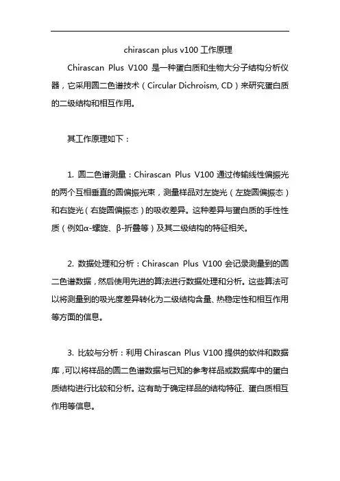 chirascan plus v100工作原理