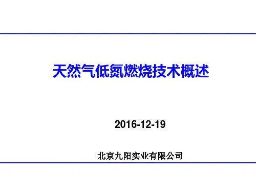 低氮燃烧技术介绍