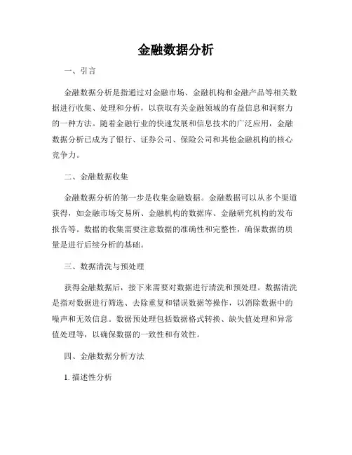 金融数据分析