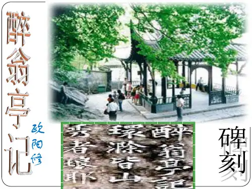 《醉翁亭记》ppt课件(29页)