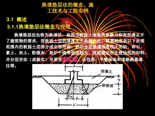 换填垫层法的概念施工技术与工程实例
