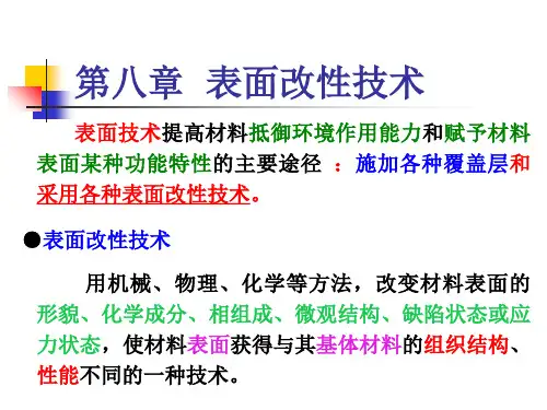 表面改性技术