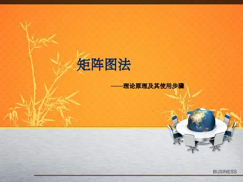 矩阵图原理步骤-PPT精选