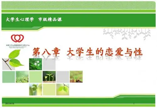 第八章 大学生的恋爱与性