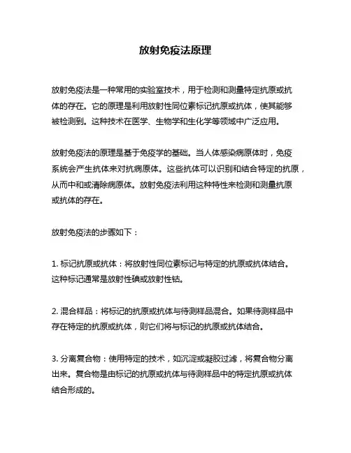 放射免疫法原理