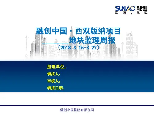 监理周报样板PPT-