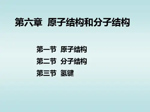 原子结构和分子结构