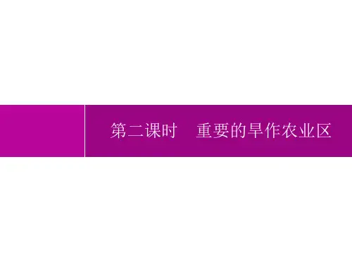 人教版初中地理八年级下册精品教学课件 第六章 第一节 第二课时 重要的旱作农业区