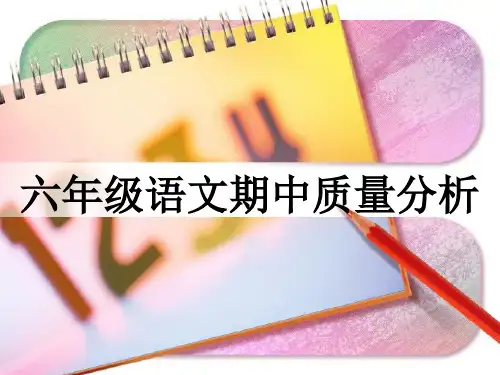 语文质量分析 ppt课件