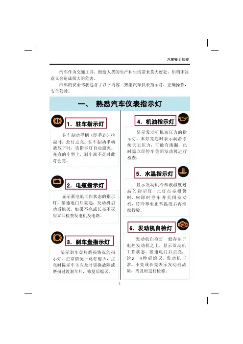 汽车安全驾驶-课件讲义