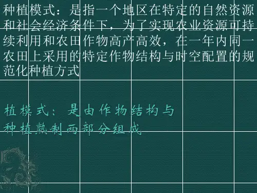种植模式