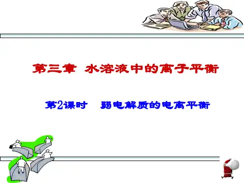弱电解质的电离平衡(标准课件)