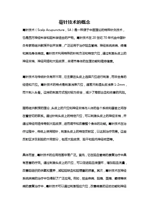 毫针技术的概念