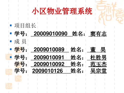 小区物业管理-PPT课件
