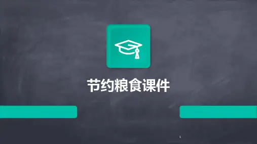 2024年度-节约粮食课件