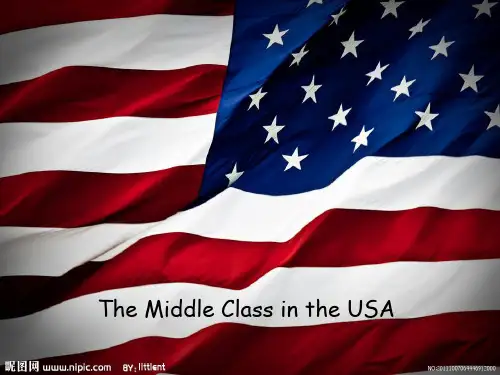 The Middle Class in the USA 美国中产阶级
