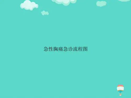 【高质量】急性胸痛急诊流程图PPT文档