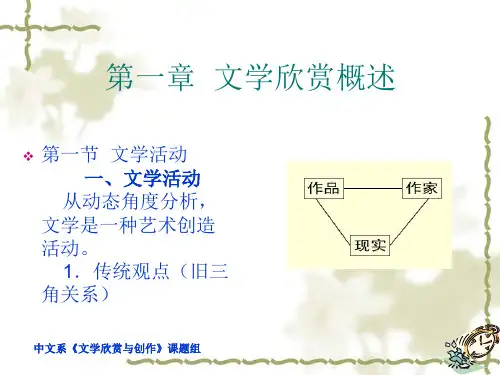 第一章文学欣赏概述ppt课件