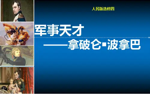 军事天才---拿破仑波拿巴