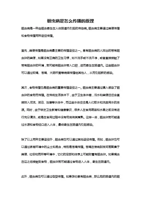 蛔虫病是怎么传播的原理