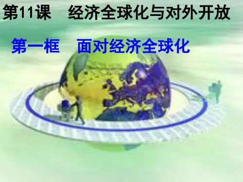 经济全球化与对外开放 一轮复习课件
