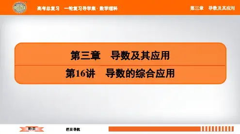 第3章 第16讲 导数的综合应用