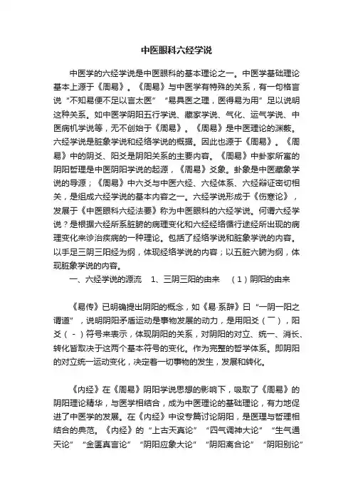 中医眼科六经学说