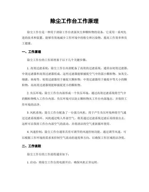 除尘工作台工作原理