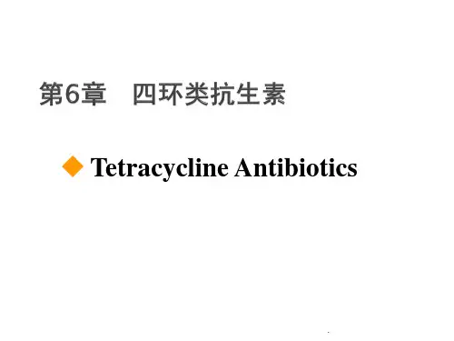 第六章-四环类抗生素优质课件