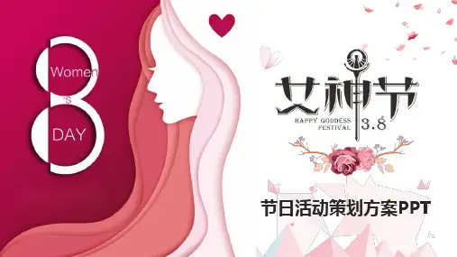 三八女神节活动策划PPT
