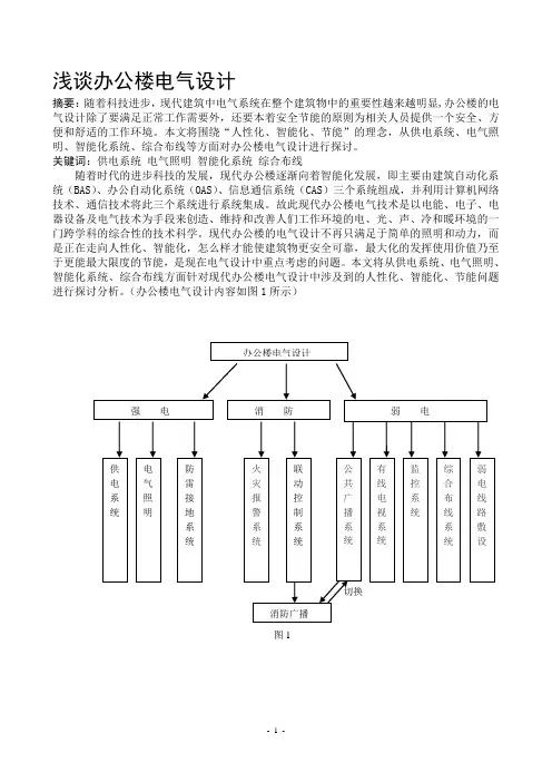 办公楼电气设计