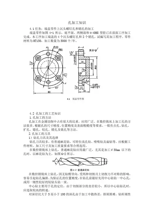 孔加工知识
