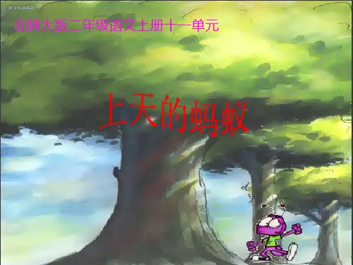 秋语文二上《上天的蚂蚁》教学课件