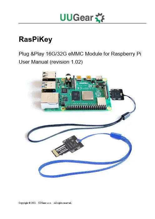 RasPiKey 16G 32G eMMC Module for Raspberry Pi 用户手册