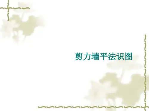 剪力墙平法识图完整版本