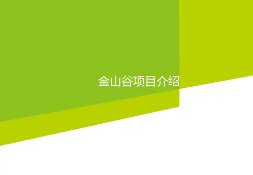 金山谷项目简介