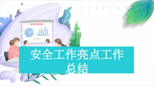 安全工作亮点工作总结