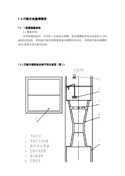 巴歇尔流量槽