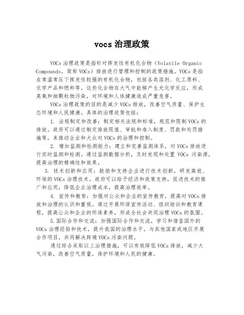 vocs治理政策