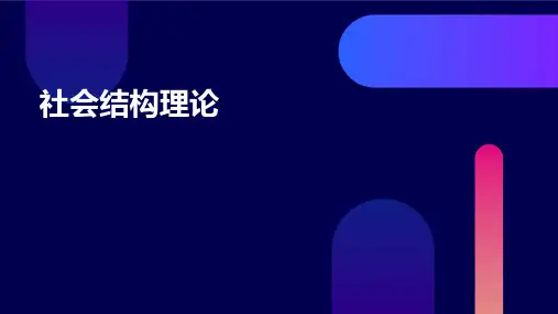 《社会结构理论》课件