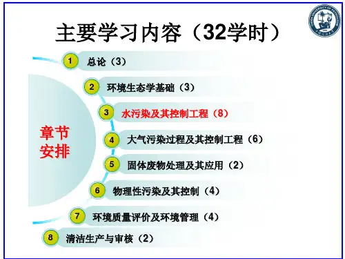 环境工程概论水污染及其控制工程水污染控制技术