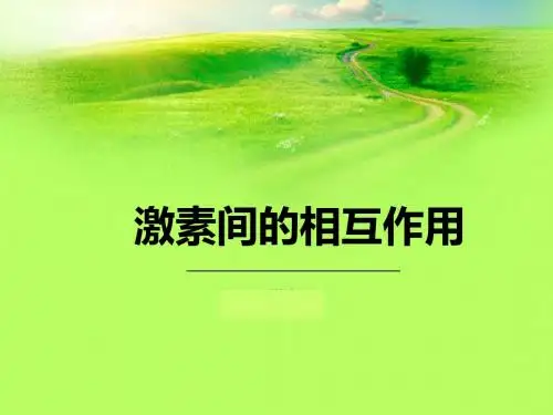 激素间相互作用最终版-PPT精选文档