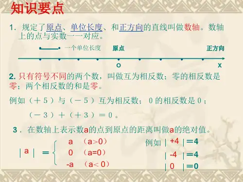 实数的有关概念PPT课件
