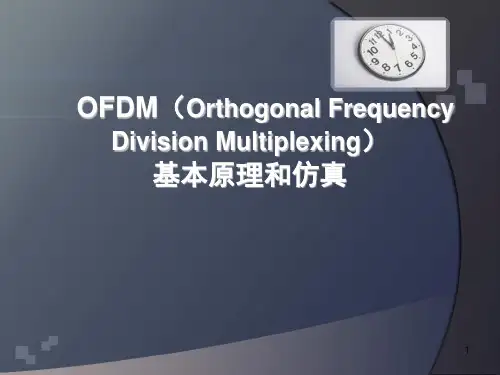 OFDM基本原理详细全面ppt课件