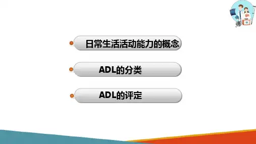 康复评定 日常生活能力评定(康复护理课件)