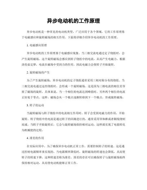 异步电动机的工作原理