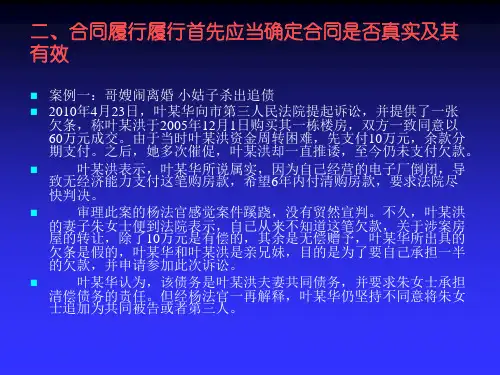 第四章合同的履行ppt课件
