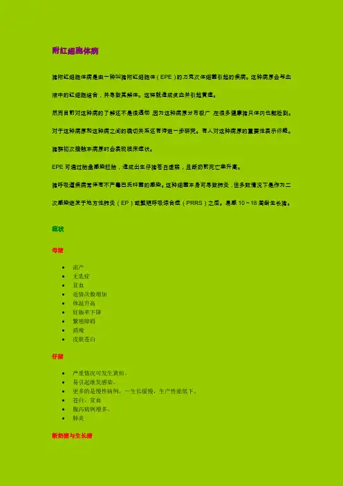 附红细胞体病